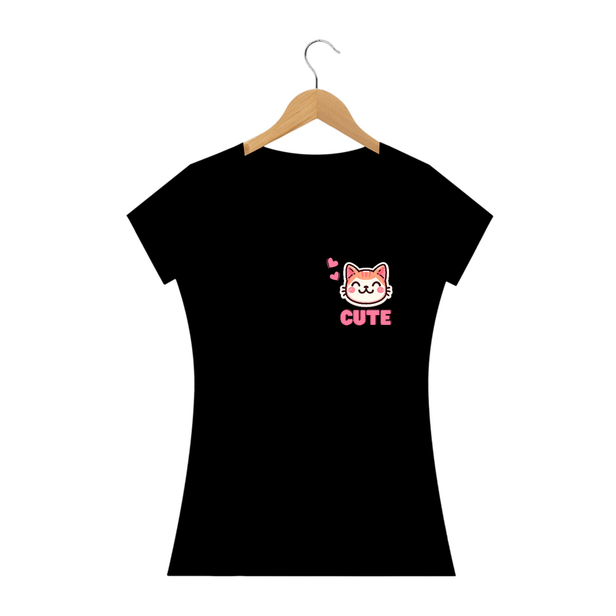 Nome do produto: Baby Long - Cute Cat Pink minimalista