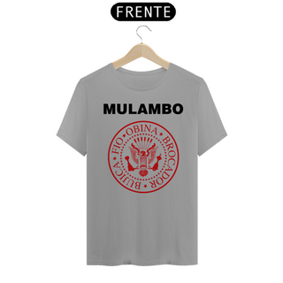 Nome do produtoMulambo - T-shirt Quality - Branco/Cinza