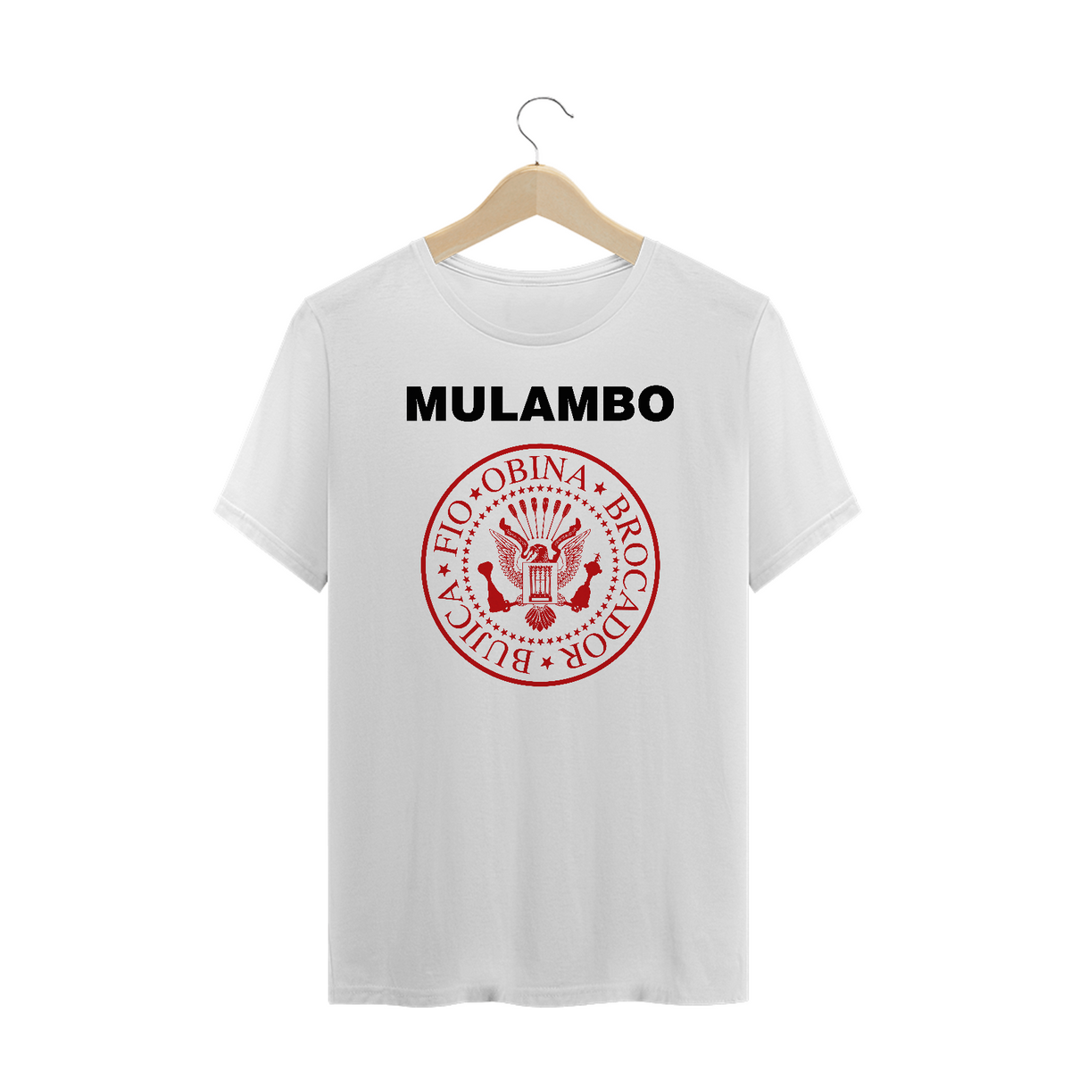 Nome do produto: Mulambo - Plus Size - Branco/Cinza