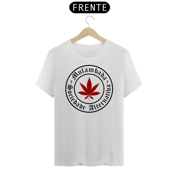 Sociedade Alternativa (weed) - T-Shirt Prime - Branco