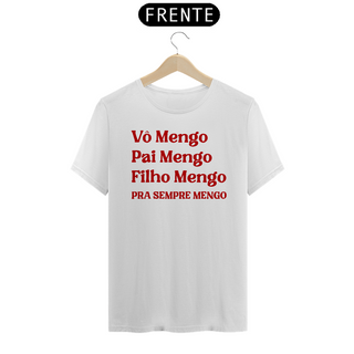 Nome do produtoPai Mengo (filho) - T-Shirt Quality - Preto, cinza ou branco