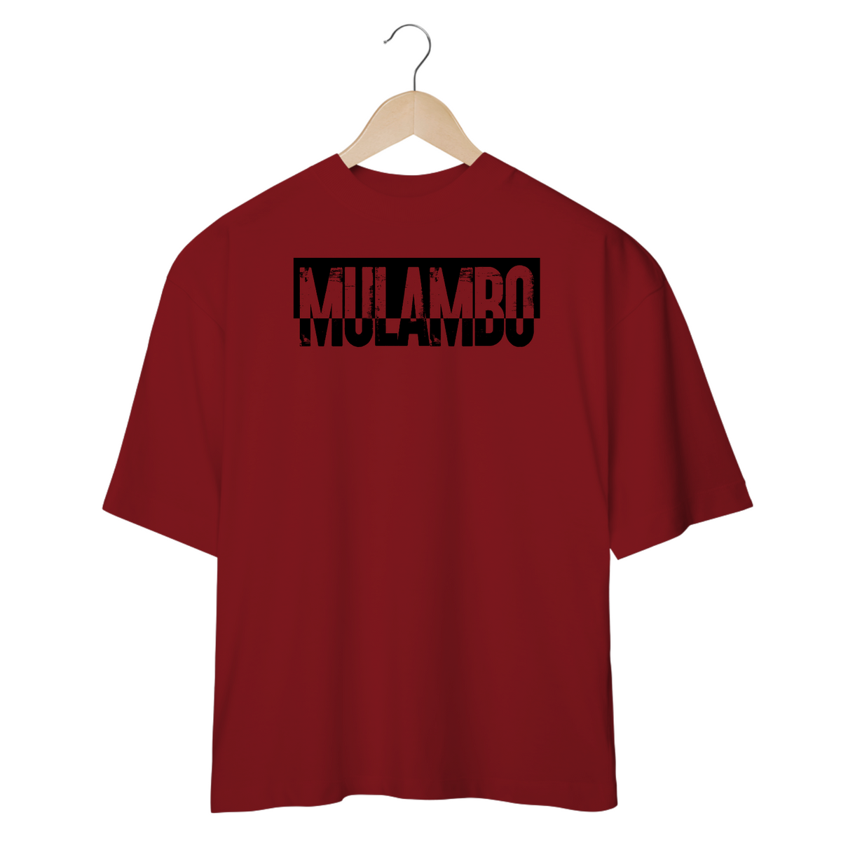 Nome do produto: MulamboSTMA - Oversized - Vermelha escura