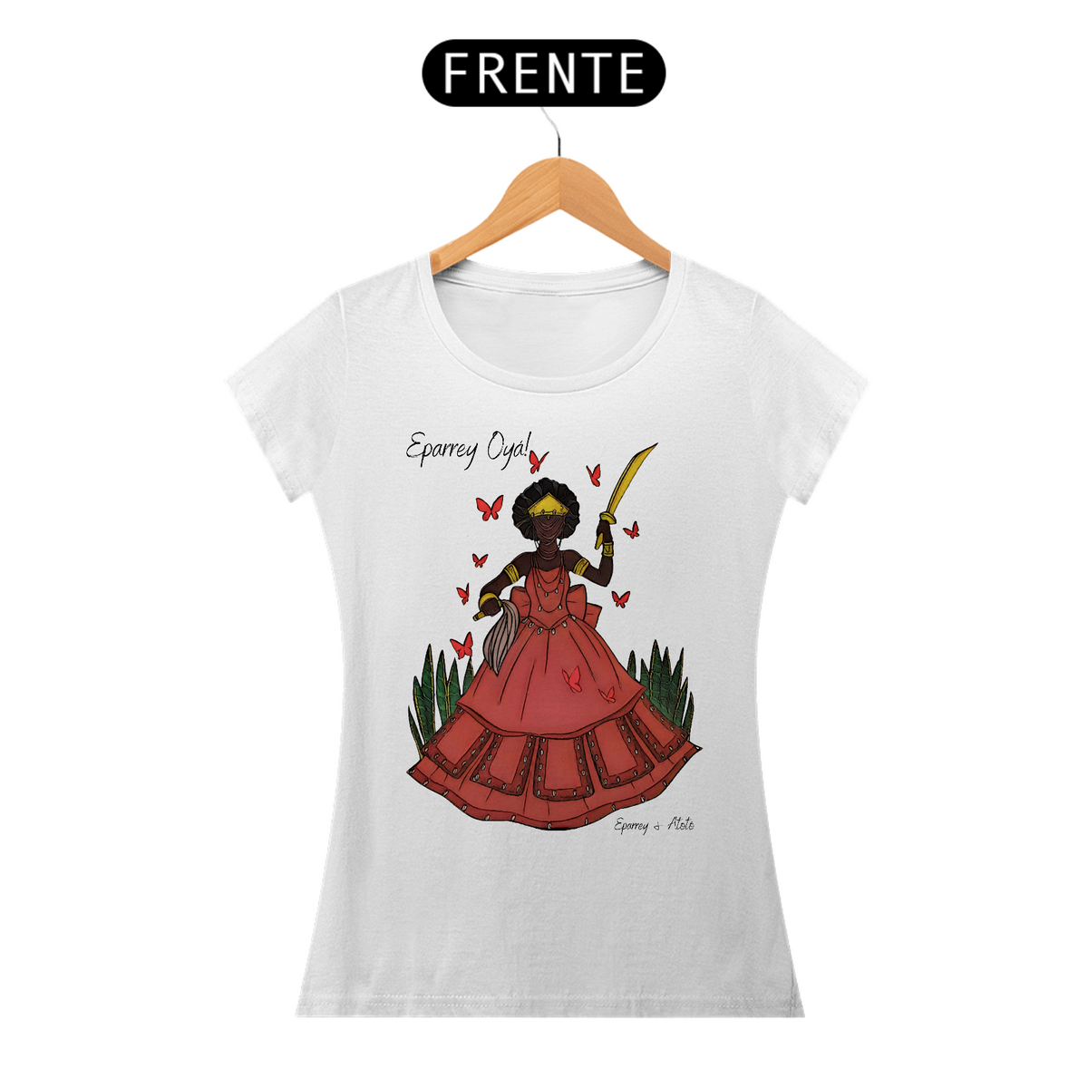 Nome do produto: Camiseta Feminina Orixá Iansã