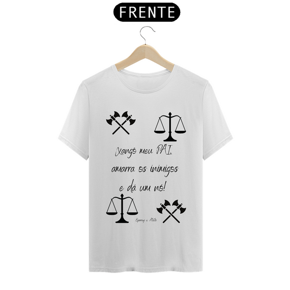 Camiseta Masculina Frases Orixá Xangô