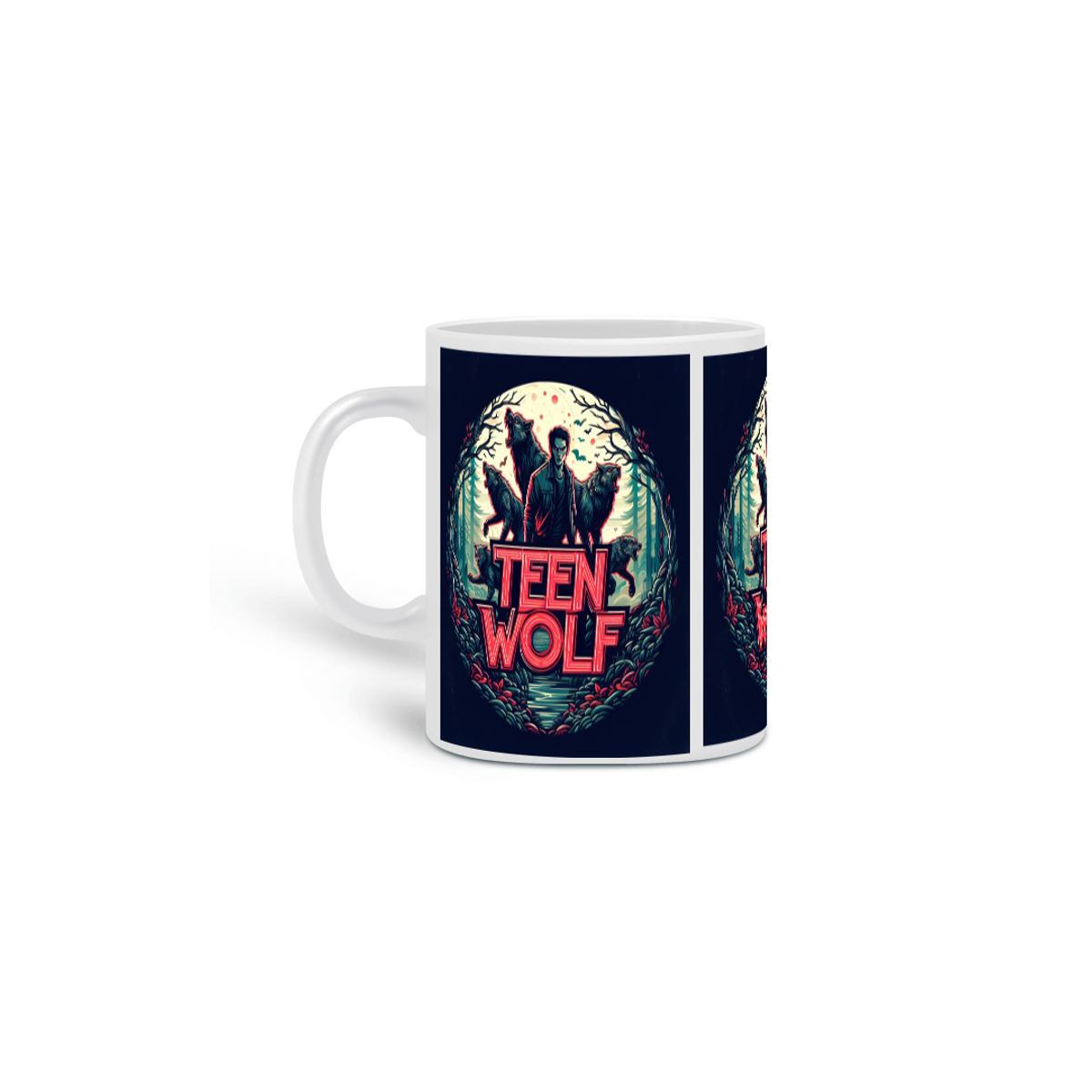 Nome do produto: Caneca Teen Wolf Lobo