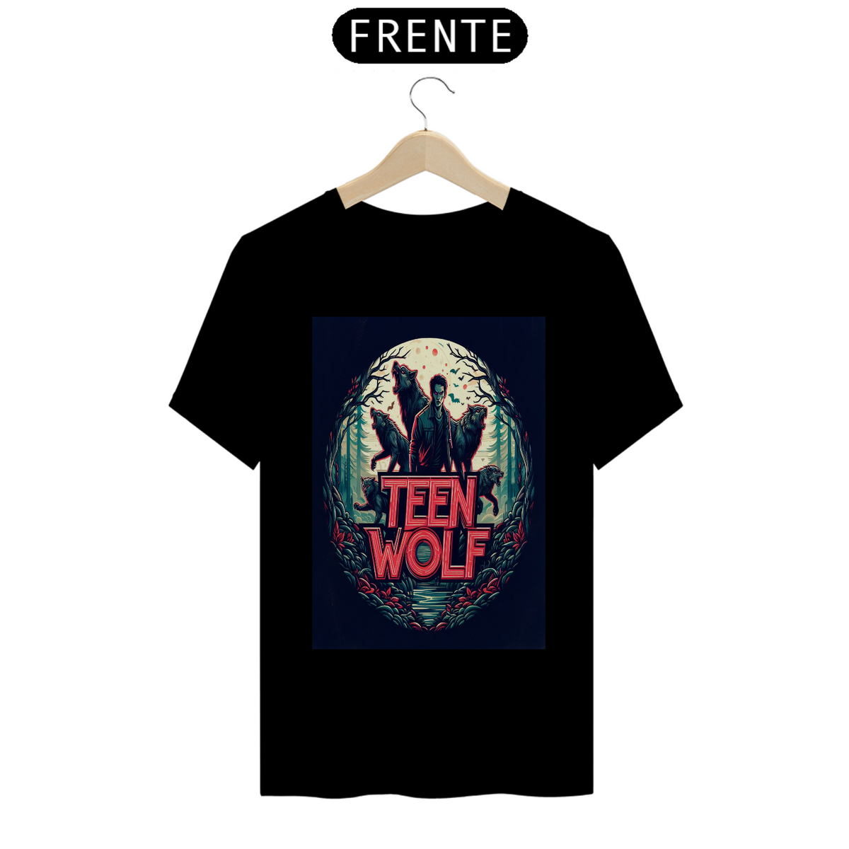 Nome do produto: Camiseta Teen Wolf Lobo