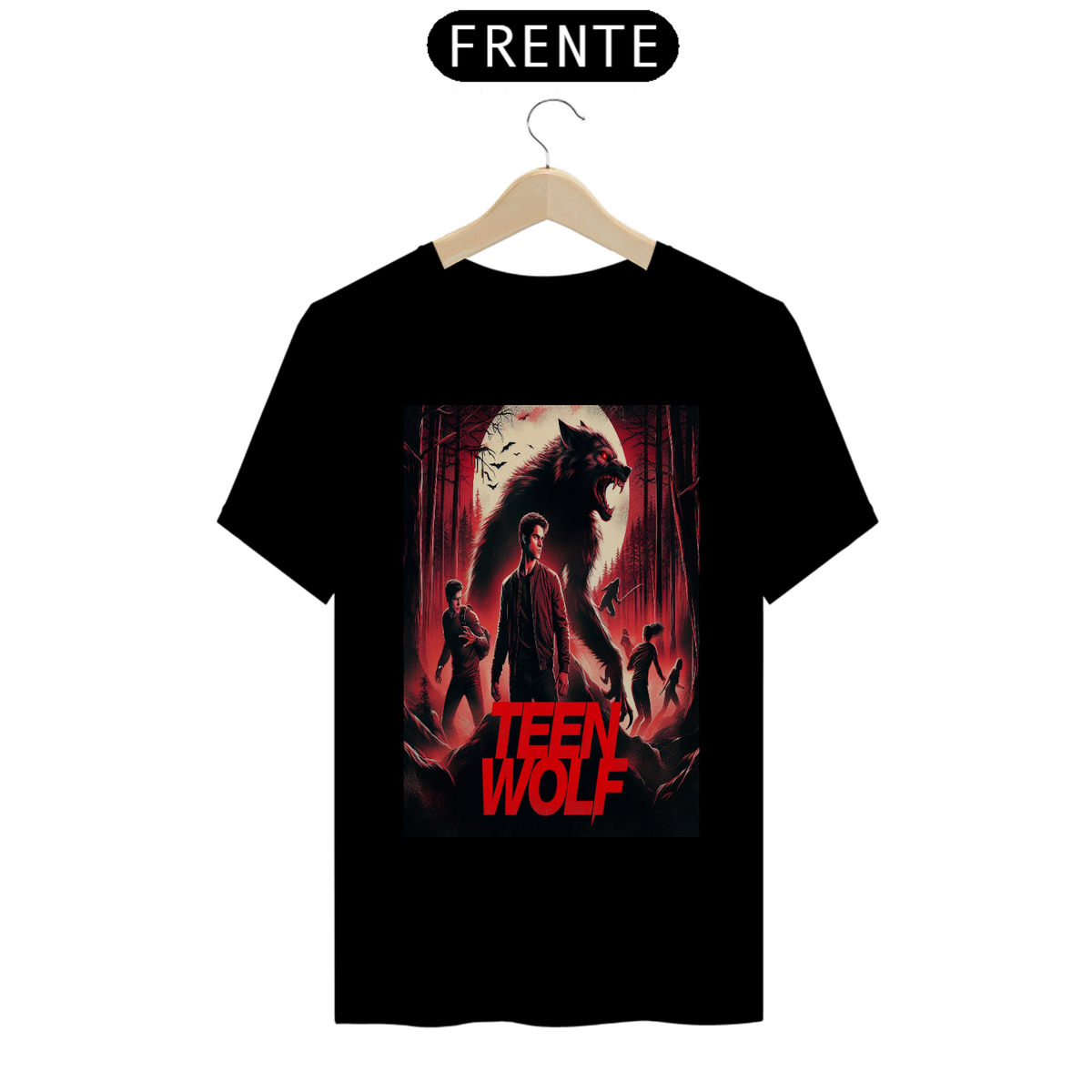 Nome do produto: Camiseta Teen Wolf Floresta