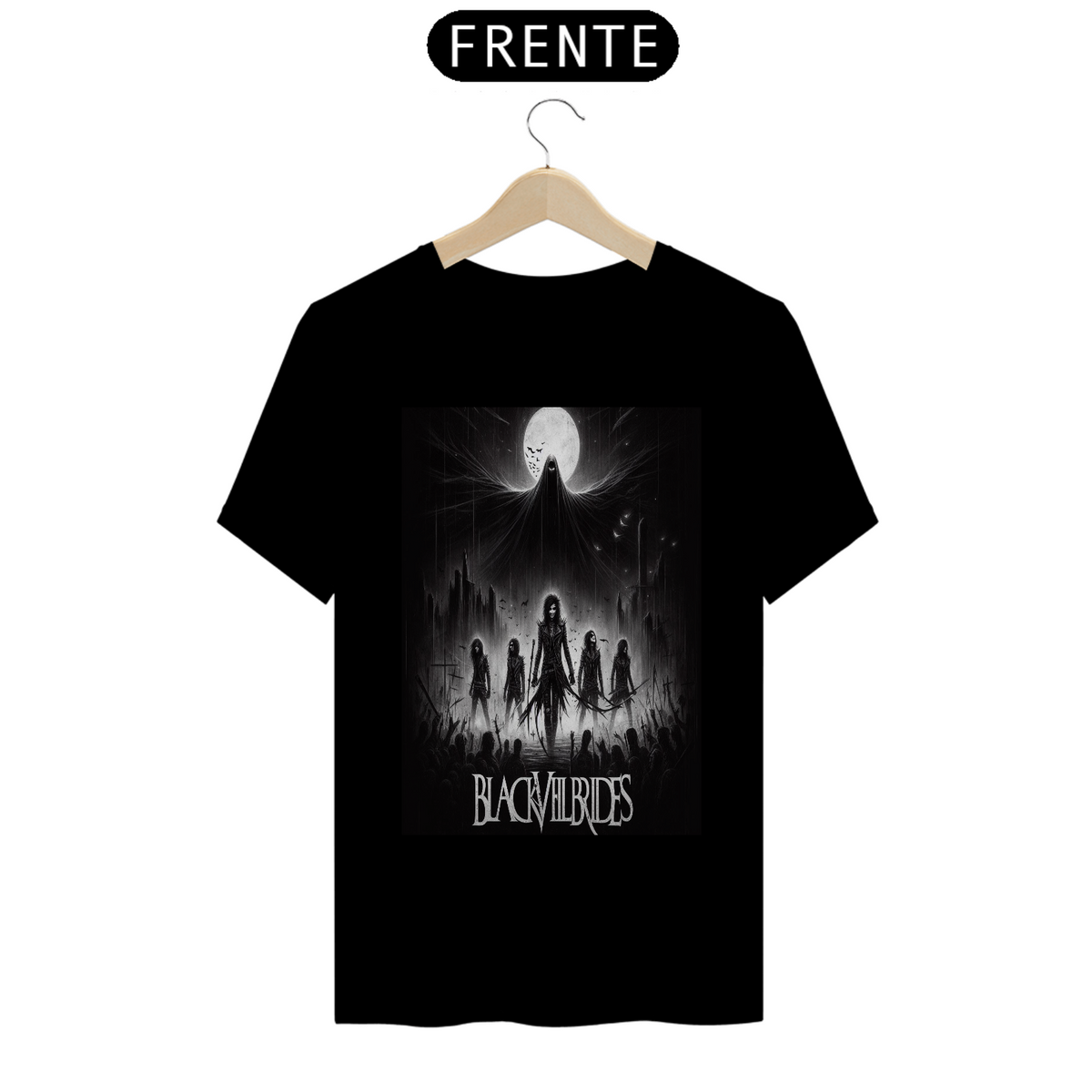 Nome do produto: Camiseta Black Veil Brides