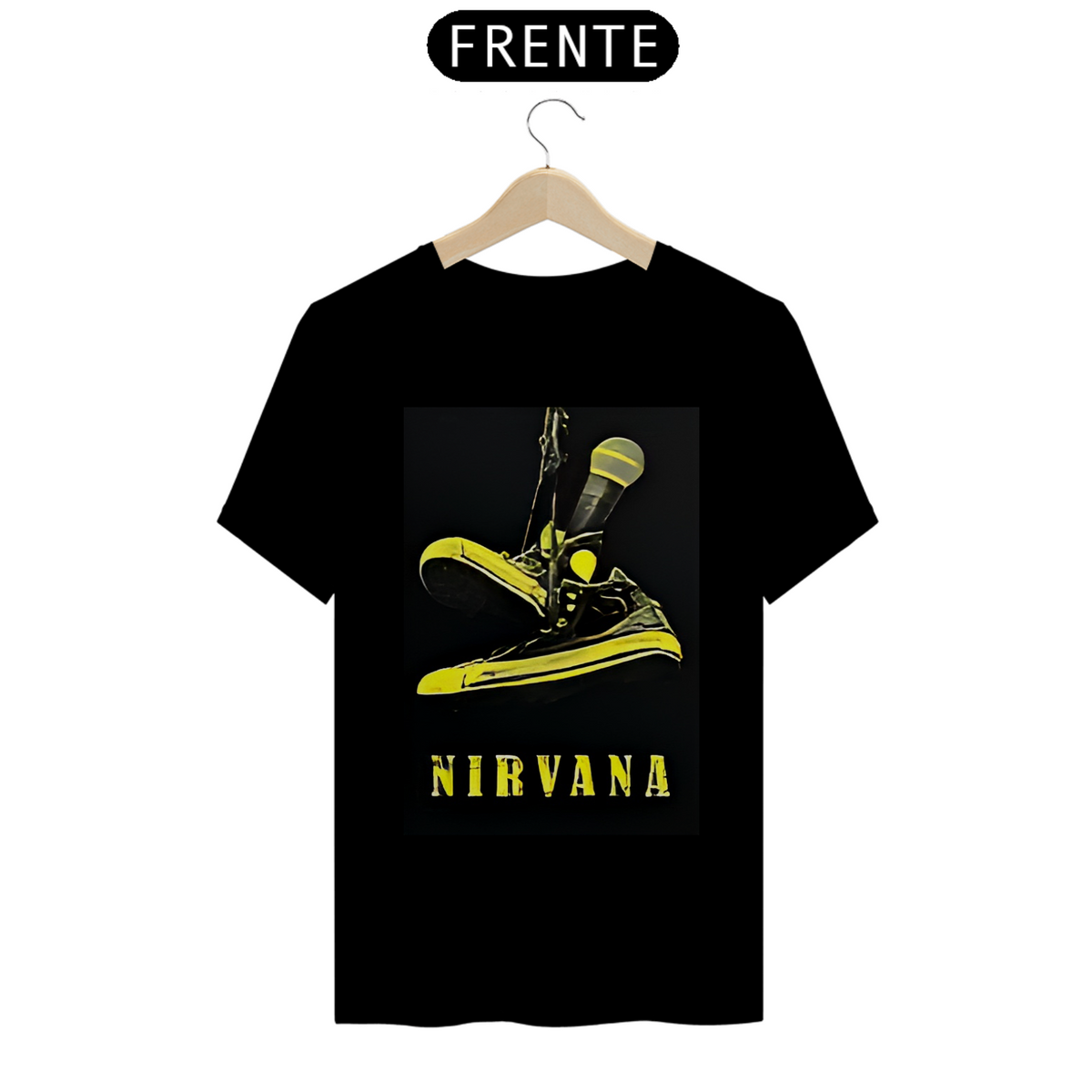 Nome do produto: Camiseta Nirvana All Satrs