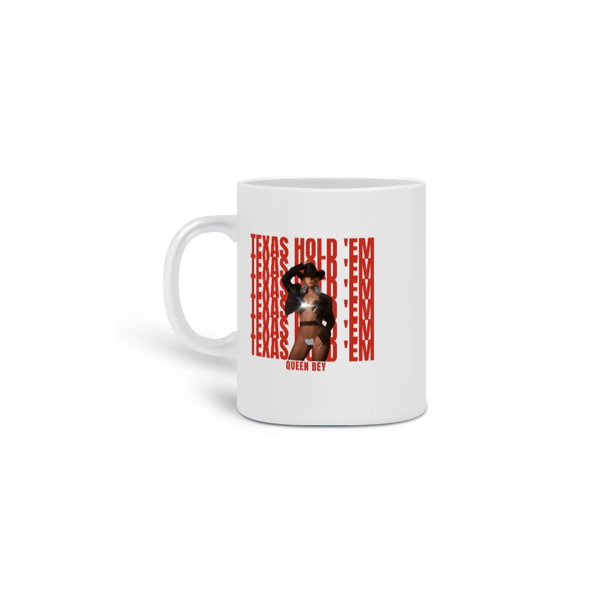 Nome do produto: Caneca TEXAS HOLD \'EM - Beyoncé