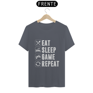 Nome do produtoT-Shirt Pima - Eat Sleep Game Repeat