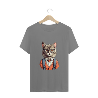 Nome do produtoT-Shirt Plus Size - Nerdy Cat