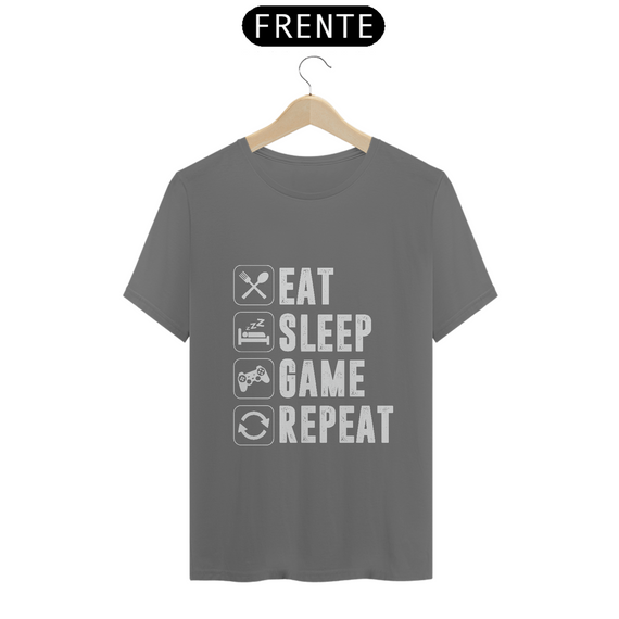 T-Shirt Estonado - Eat Sleep Game Repeat