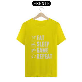 Nome do produtoT-Shirt Quality - Eat Sleep Game Repeat