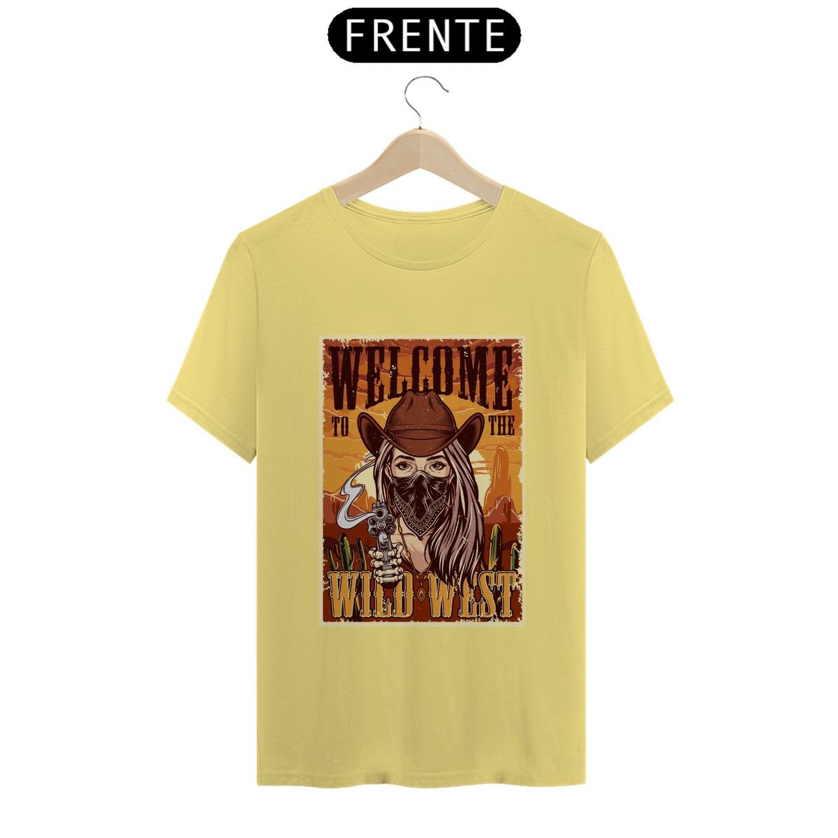 Nome do produto: T-Shirt Estonada - Welcome to The Wild West
