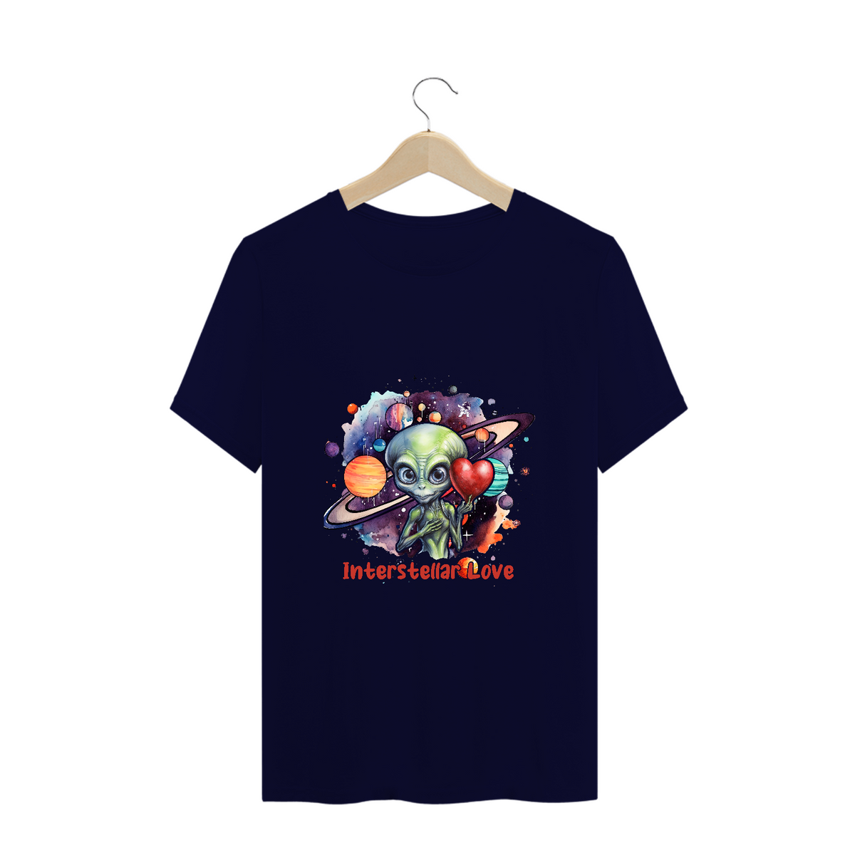 Nome do produto: T-Shirt Plus Size - Interstellar Love