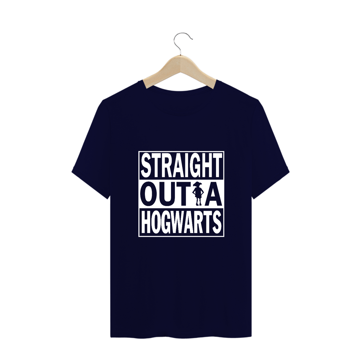 Nome do produto: T-Shirt Plus Size - Straight Outta Hogwarts