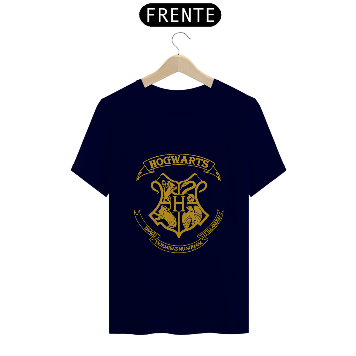 Nome do produto: T-Shirt Quality - Draco Dormiens Nunquam Titillandus