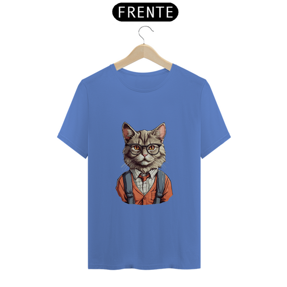T-Shirt Estonada - Nerdy Cat