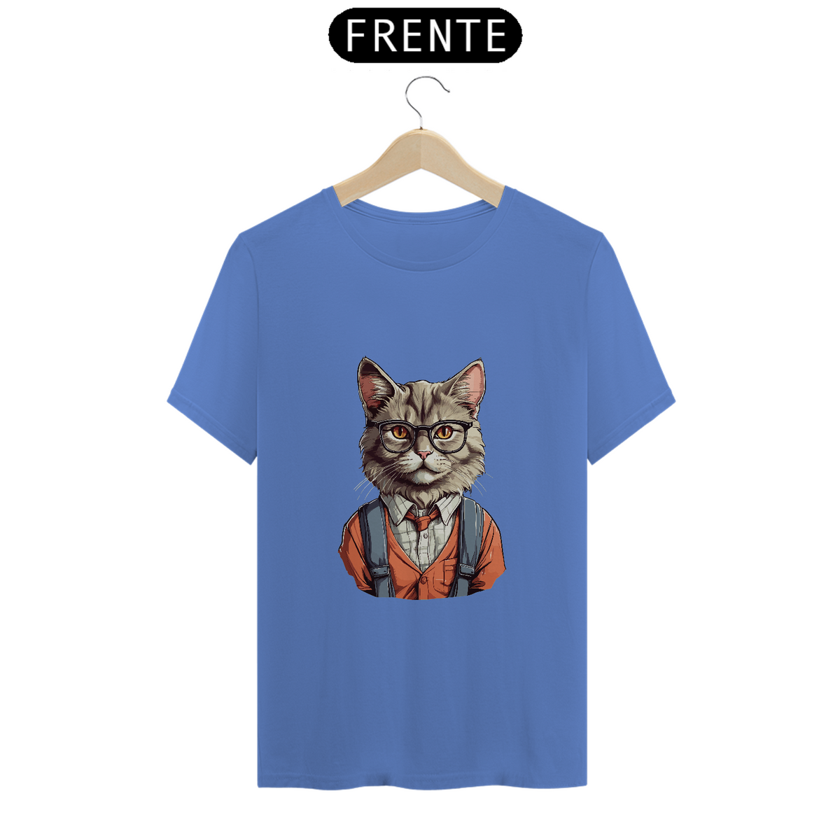 Nome do produto: T-Shirt Estonada - Nerdy Cat