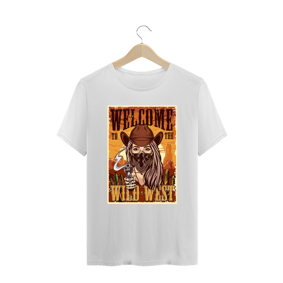 T-Shirt Plus Size - Welcome to The Wild West