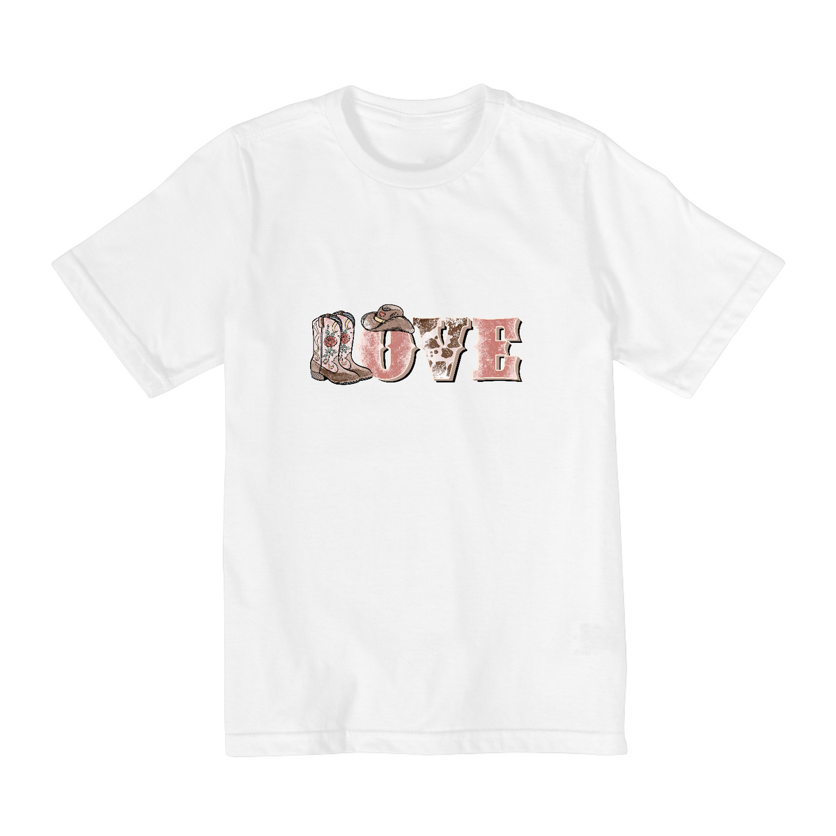 Nome do produto: T-Shirt Quality Infantil (10 a 14) - Country Love