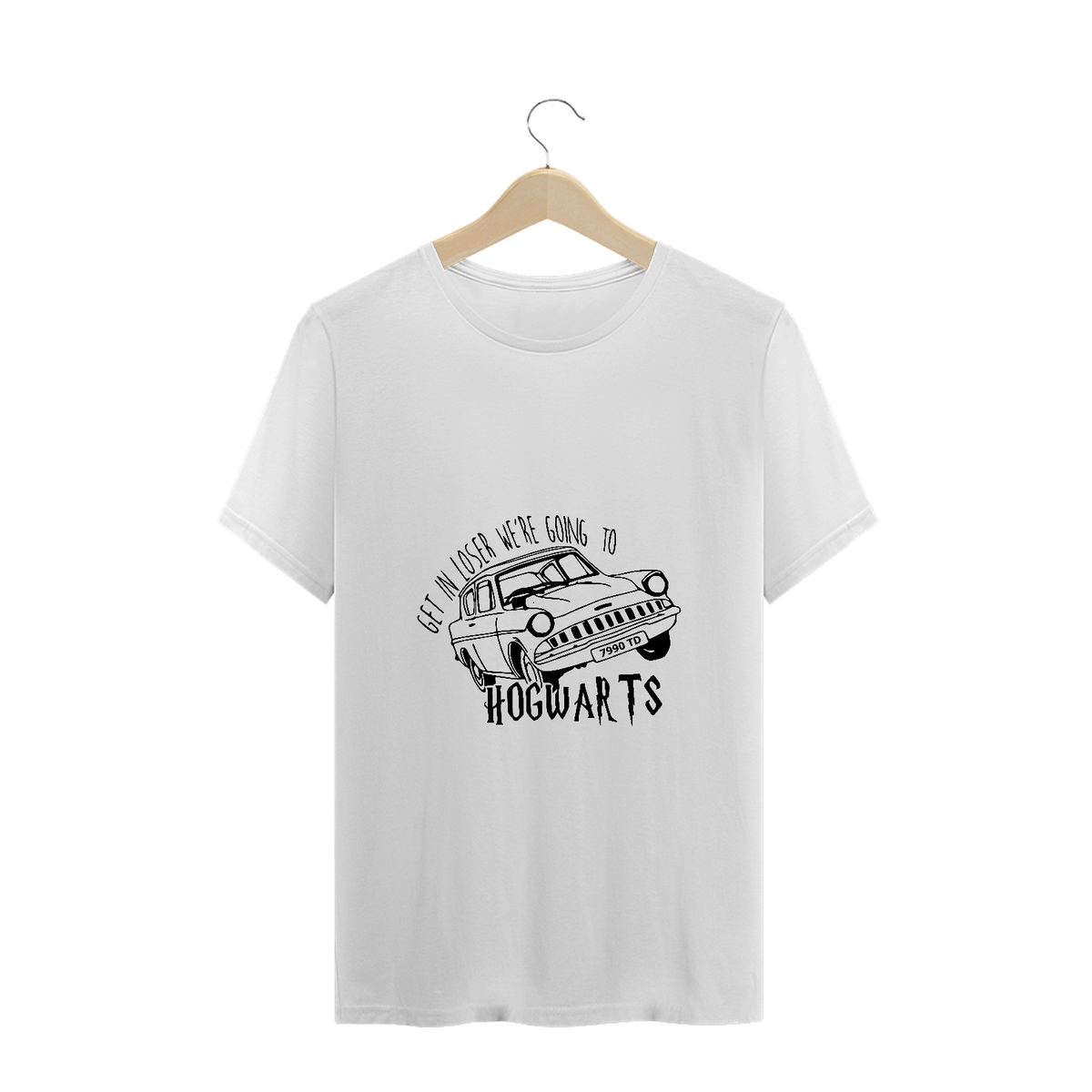 Nome do produto: T-Shirt Plus Size - We\'re going to Hogwarts