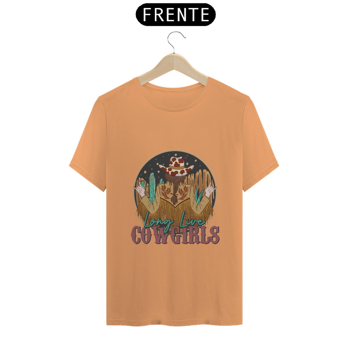 Nome do produto: T-Shirt Estonada - Long Live Cowgirls