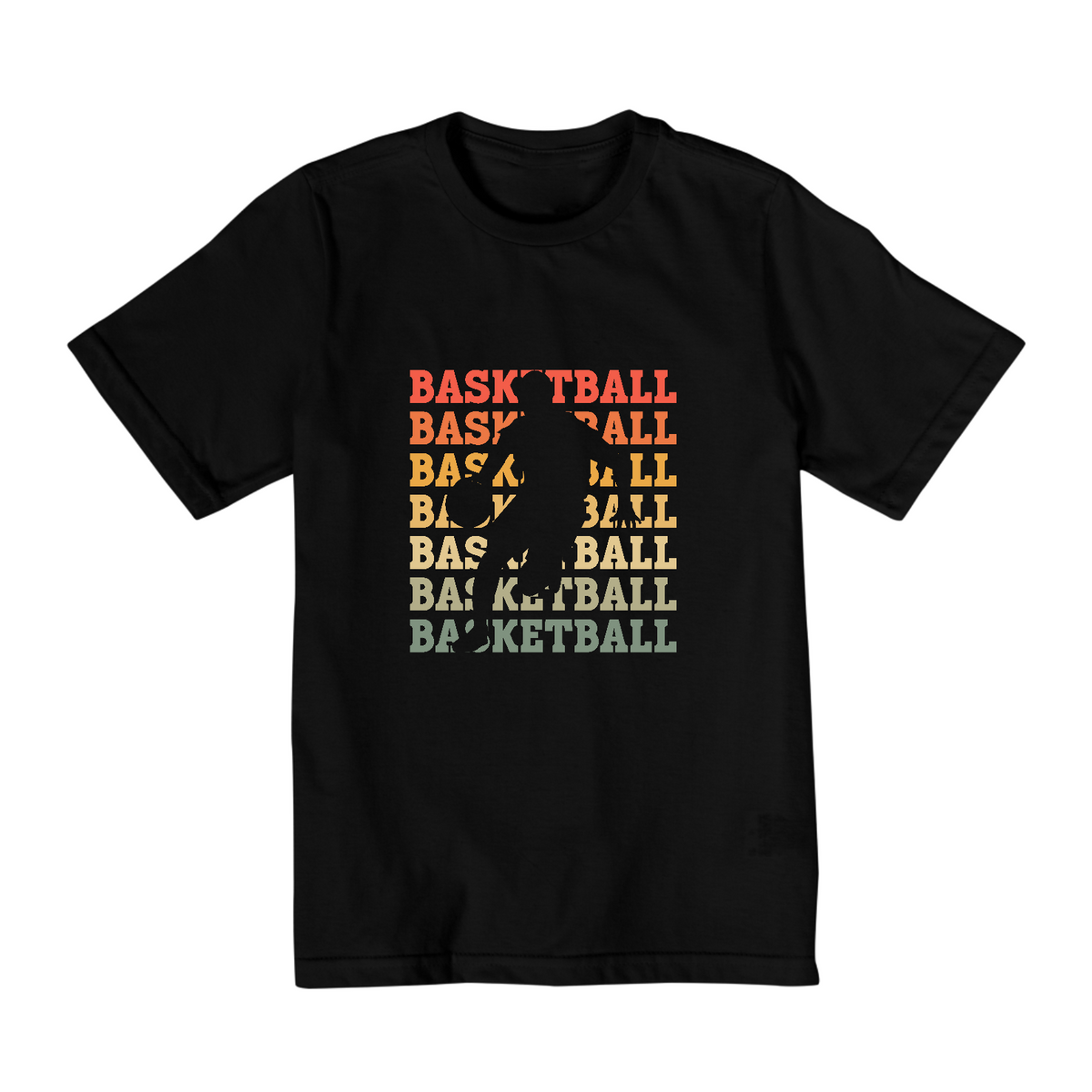 Nome do produto: T-Shirt Quality Infantil (10 a 14) - Basketball