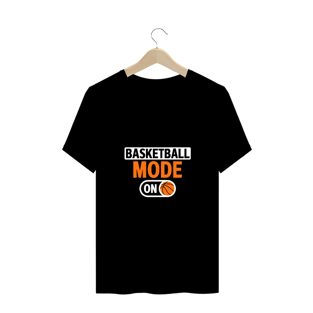 Nome do produto: T-Shirt Plus Size - Basketball Mode On