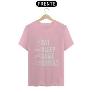Nome do produtoT-Shirt Pima - Eat Sleep Game Repeat