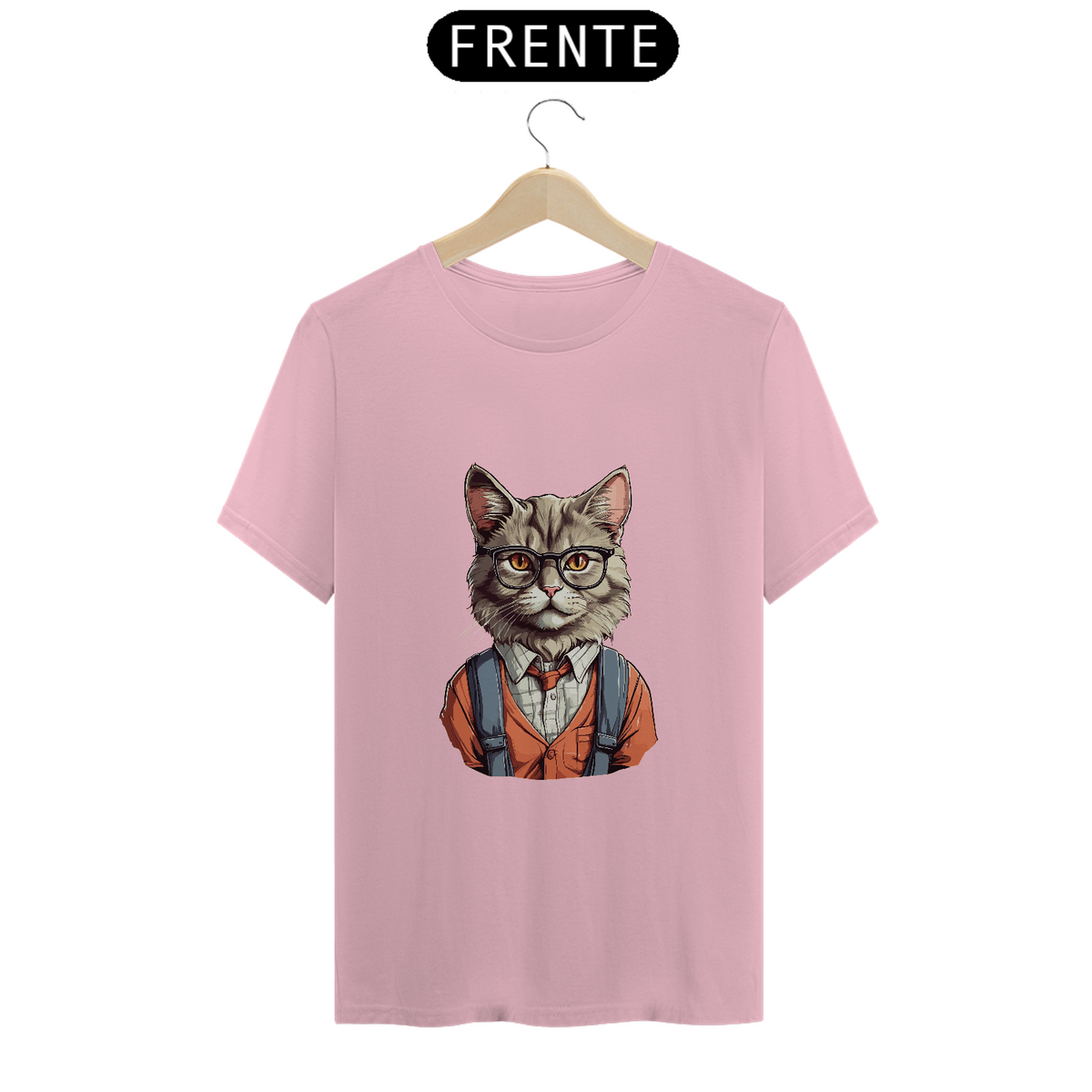 Nome do produto: T-Shirt Pima - Nerdy Cat
