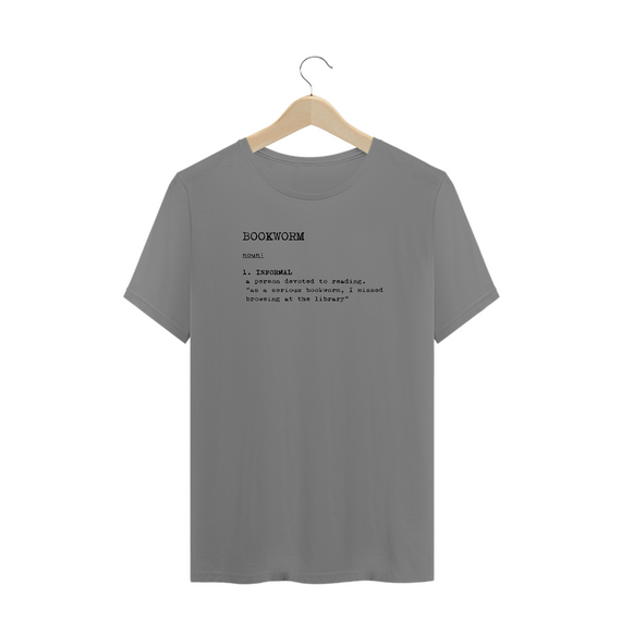 Camiseta Plus Size Bookworm Noun