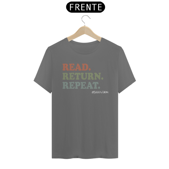 Camiseta Estonada Read Return Repeat