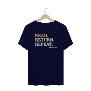 Nome do produtoCamiseta Plus Size Read Return Repeat