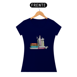 Nome do produtoCamiseta Feminina Baby Long Biblioteca Nacional