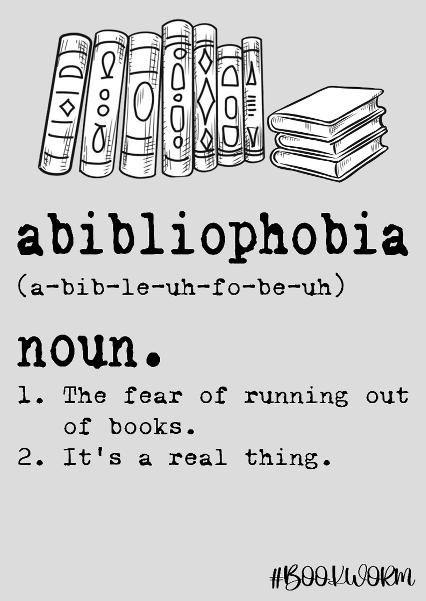 Nome do produto: Pôster Abibliophobia