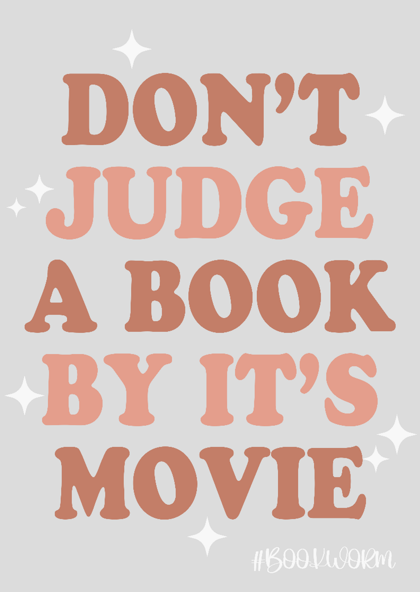Nome do produto: Pôster Don\'t Judge a Book By it\'s Move