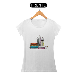 Nome do produtoCamiseta Feminina Baby Long Biblioteca Nacional