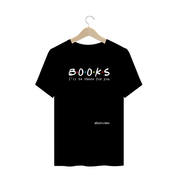 Camiseta Plus Size Book Friends