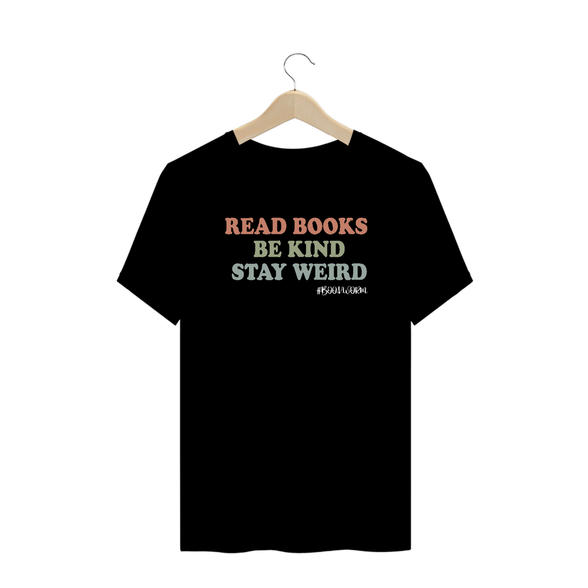 Nome do produto: Camiseta Plus Size Read Books Be Kind Stay Weird