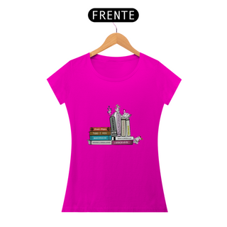 Nome do produtoCamiseta Feminina Baby Long Biblioteca Nacional