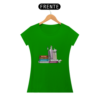 Nome do produtoCamiseta Feminina Baby Long Biblioteca Nacional