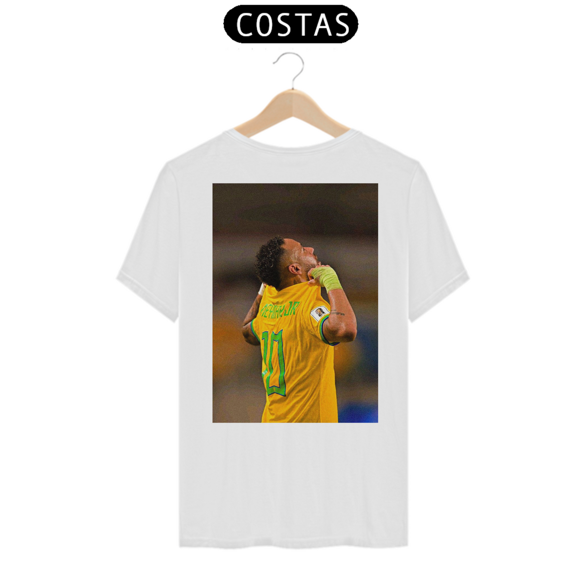 Nome do produto: Camiseta Neymar - Costas