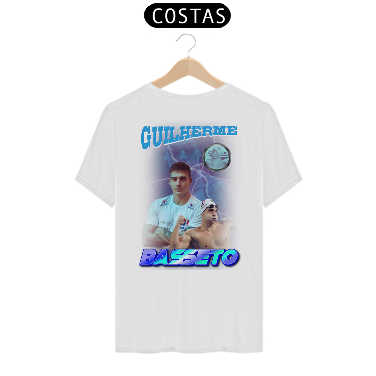 Nome do produto: Torcida Basseto (COSTAS) - WHITE