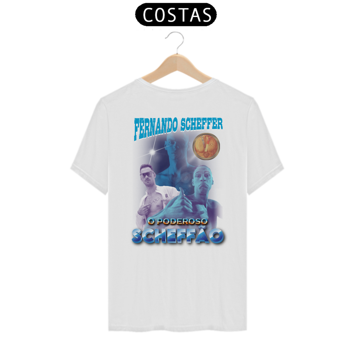 Nome do produto: Torcida Fernando Scheffer (Costas) - WHITE