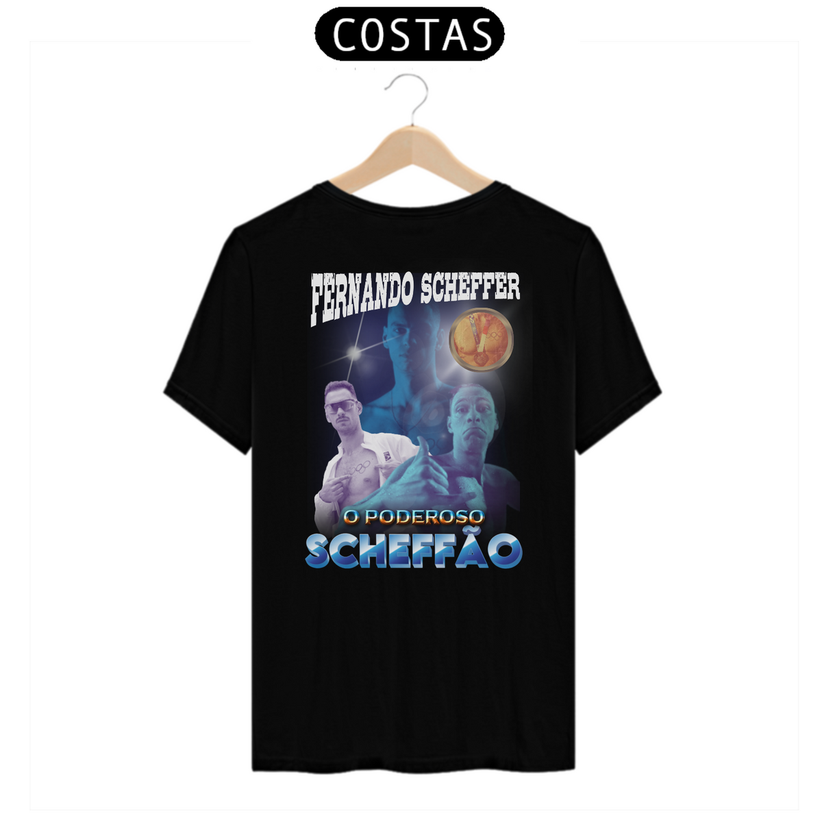 Nome do produto: Torcida Fernando Scheffer (COSTAS) - BLACK