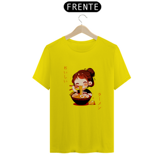 Nome do produtoChibi Girl Eating Ramen - Camiseta