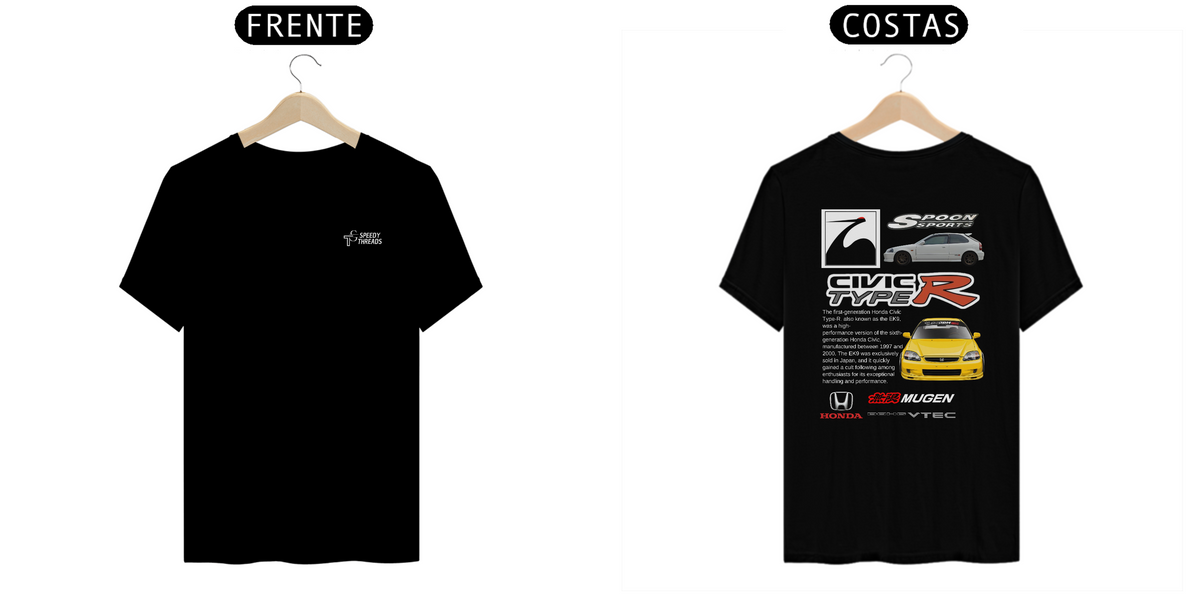 Nome do produto: CAMISETA CIVIC TYPE R EK9