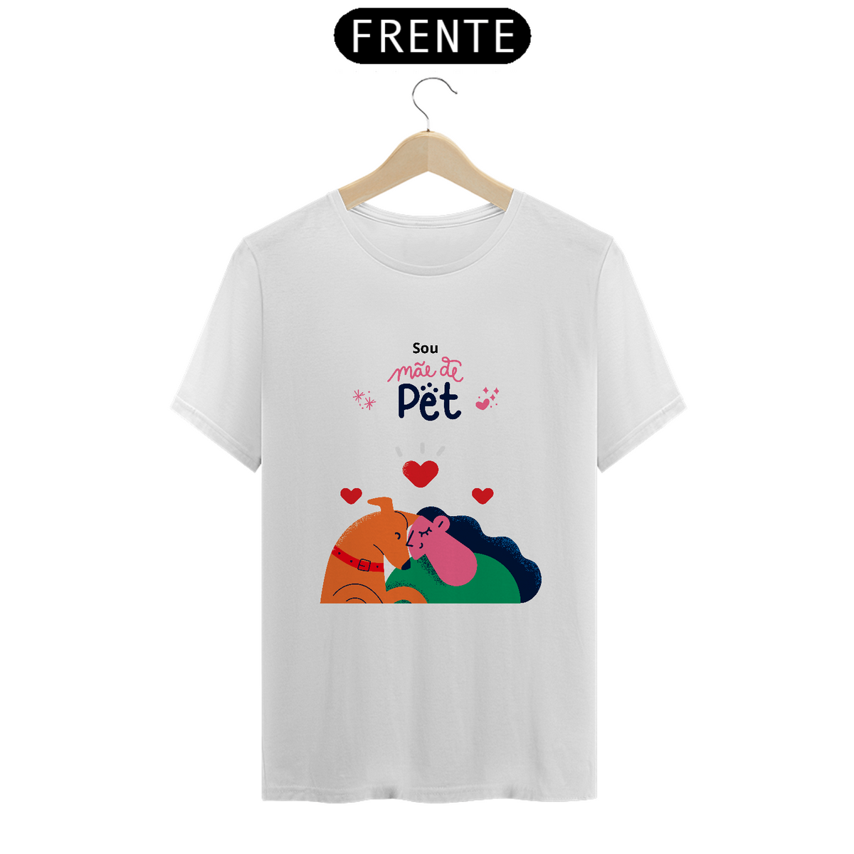Nome do produto: Camiseta Mãe de pet